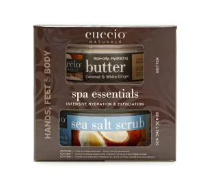 Spa Essentials Kit: Butter & Scrub - Coconut & White Ginger