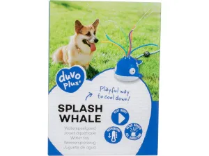 Splash whale 20x14x12cm blue