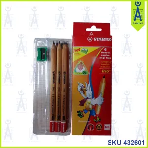 STABILO TRINGULAR JUMBO PENCIL TRIO HB