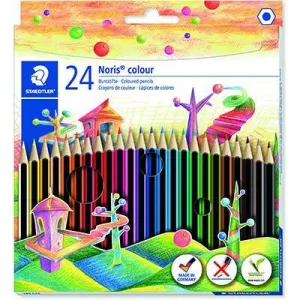 Staedtler 185 Noris Club Coloured Pencils Assorted Box 24