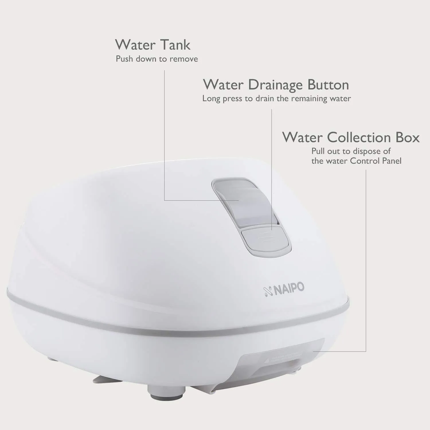 Steam Foot Bath/Spa Massager Foot Sauna Tub with 3 Heat Levels and 2 Adjustable Timers, No Water Pouring, 4 Pedicure Massage Rollers and Imitated Pebble Pedal Detachable, New Method for Stress Relief