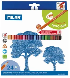 TRI-SHAPE COLORED PENCIL 24
