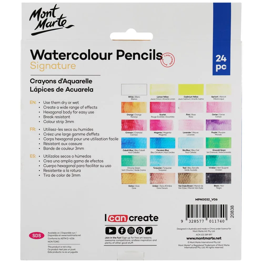 Watercolour Pencils Signature 24pc